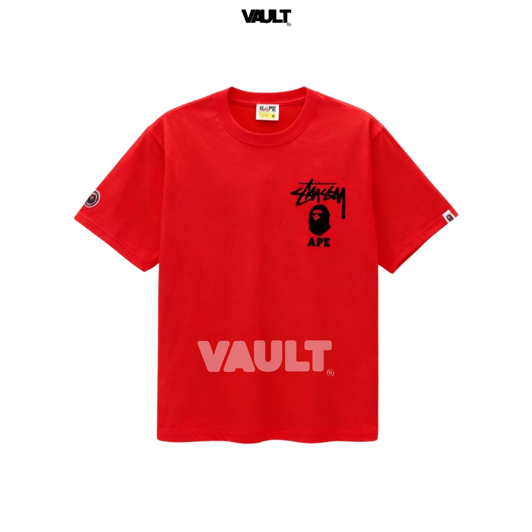 Camiseta Stüssy x BAPE Ape Head Tee