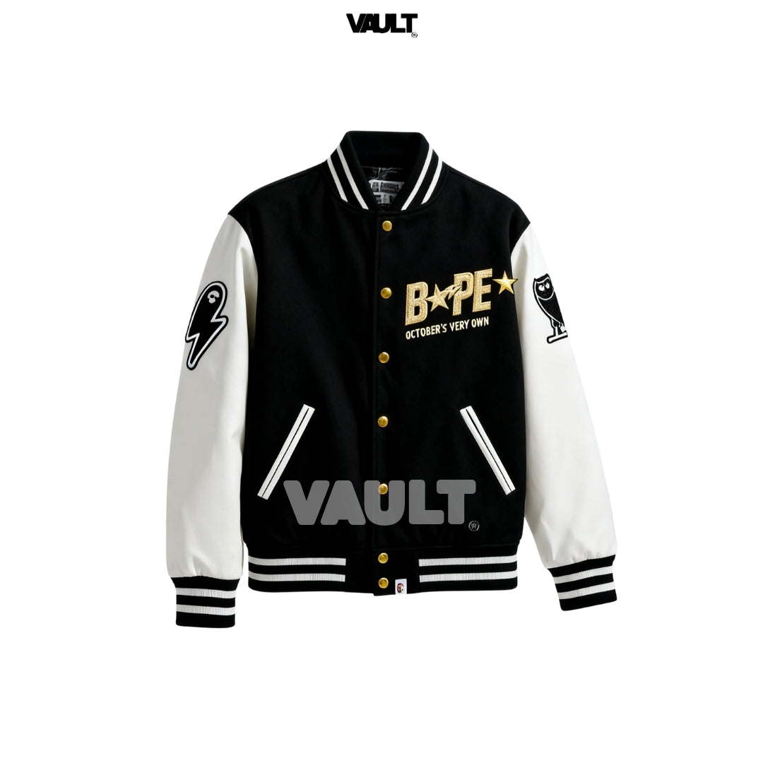 Jaqueta Varsity Bape X Ovo