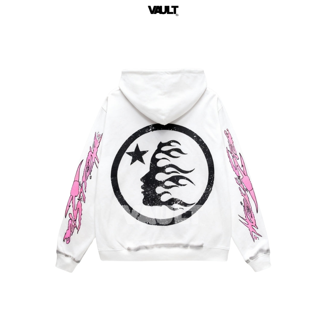 Moletom Hellstar Records Glitter Zip Up Hoodie