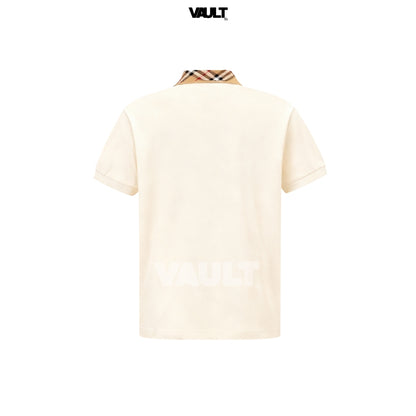 Camisa Polo Burberry Vintage Check Collar Cotton