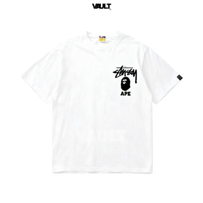 Camiseta Stüssy x BAPE Ape Head Tee
