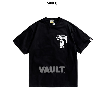 Camiseta Stüssy x BAPE Ape Head Tee